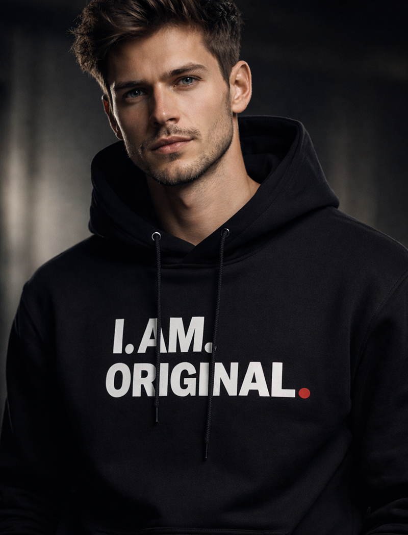 HOODIE - I. AM. ORIGINAL.